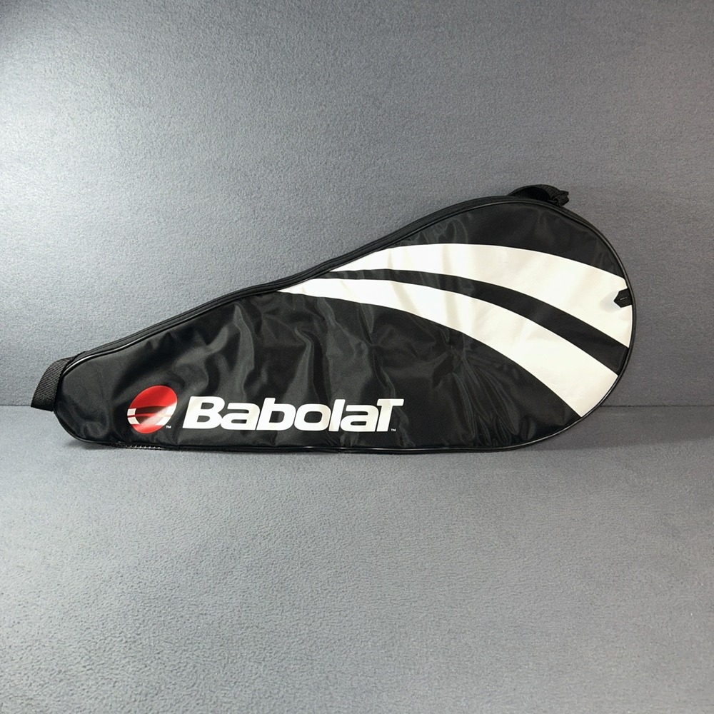 Babolat Single Tennis Racquet Bag Black Padded Standard Carry Case - Picture 1 of 4